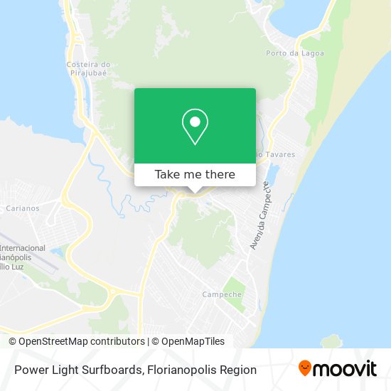 Power Light Surfboards map