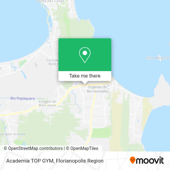 Academia TOP GYM map