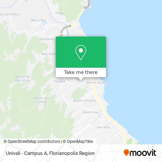 Univali - Campus A map
