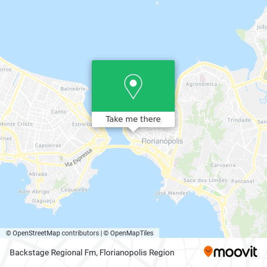 Backstage Regional Fm map