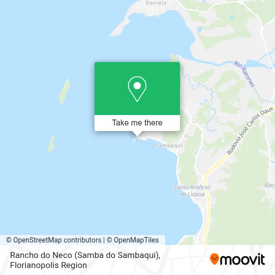 Rancho do Neco (Samba do Sambaqui) map