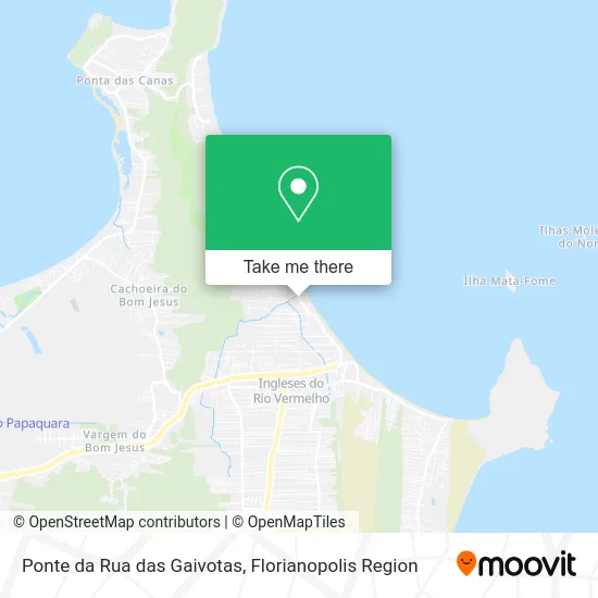 Ponte da Rua das Gaivotas map