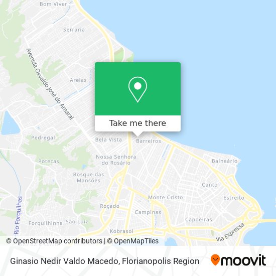 Ginasio Nedir Valdo Macedo map