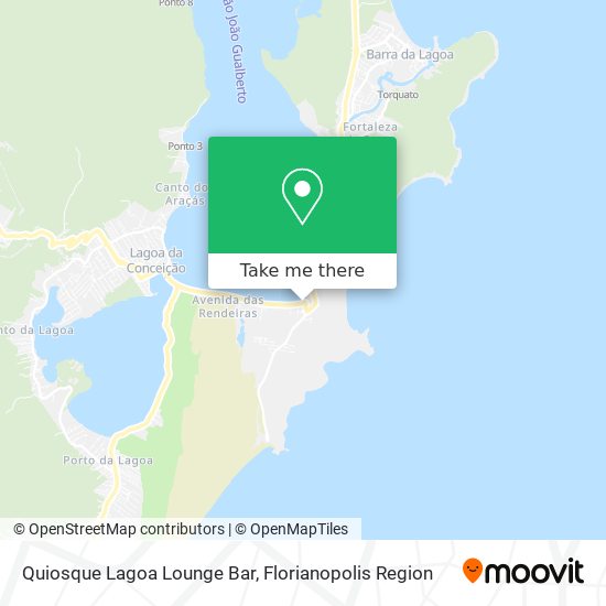 Quiosque Lagoa Lounge Bar map
