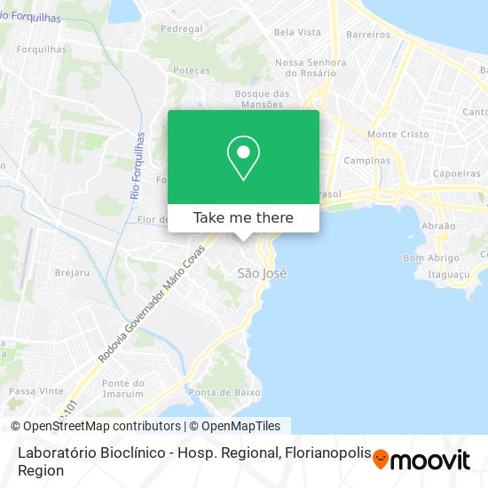 Laboratório Bioclínico - Hosp. Regional map