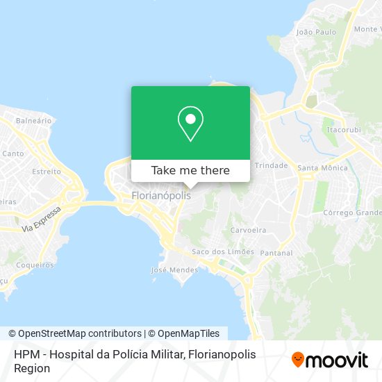 Mapa HPM - Hospital da Polícia Militar