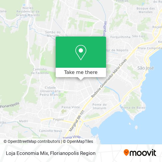 Mapa Loja Economia Mix