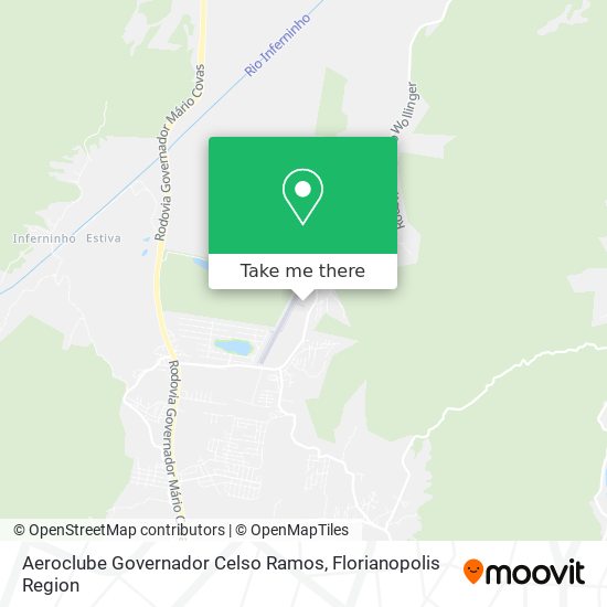 Aeroclube Governador Celso Ramos map