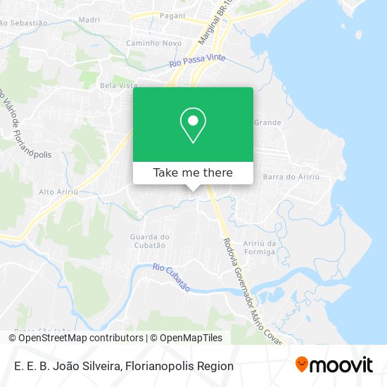 E. E. B. João Silveira map