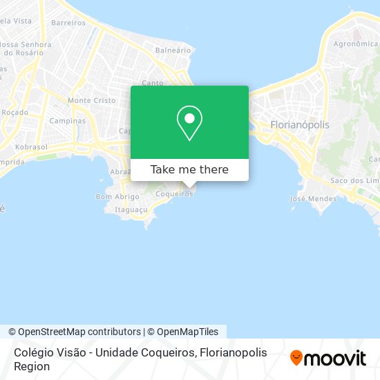 Colégio Visão - Unidade Coqueiros map