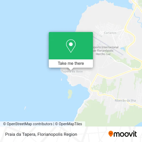 Praia da Tapera map