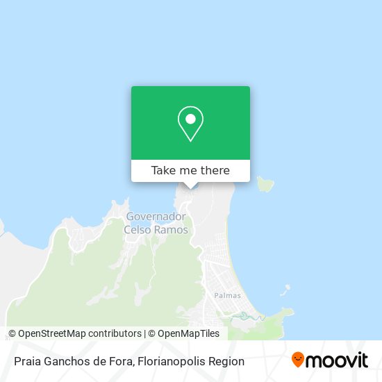 Praia Ganchos de Fora map