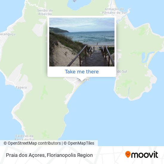 Praia dos Açores map