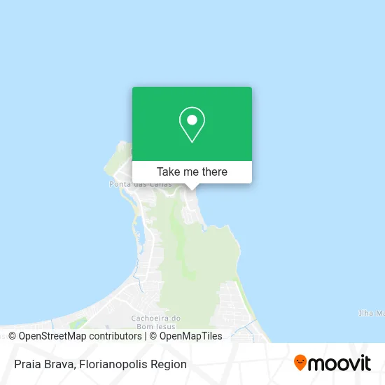 Praia Brava map