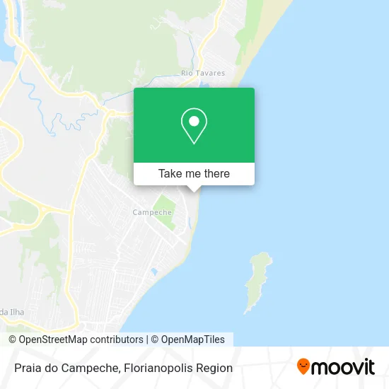 Praia do Campeche map