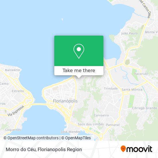 Morro do Céu map