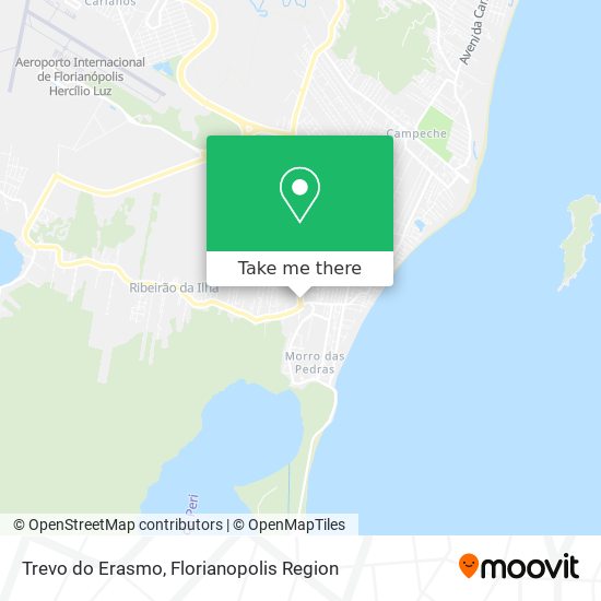 Mapa Trevo do Erasmo