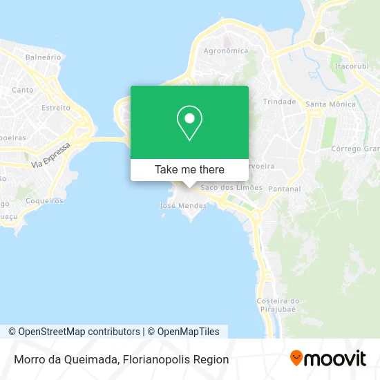 Morro da Queimada map