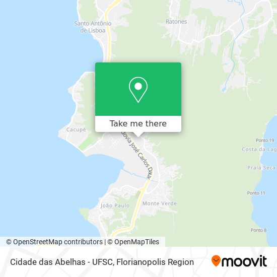 Cidade das Abelhas - UFSC map