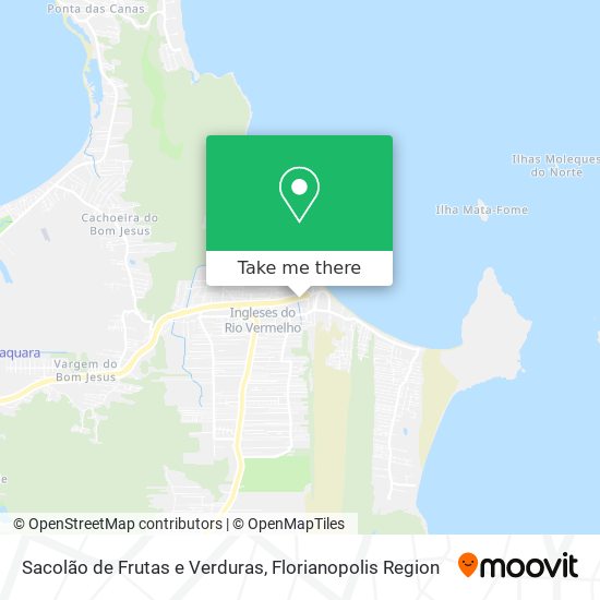 Sacolão de Frutas e Verduras map