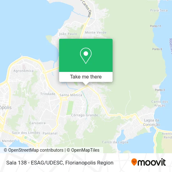 Sala 138 - ESAG/UDESC map