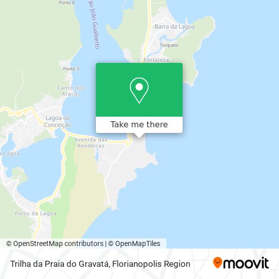 Trilha da Praia do Gravatá map