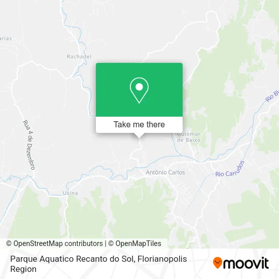 Parque Aquatico Recanto do Sol map