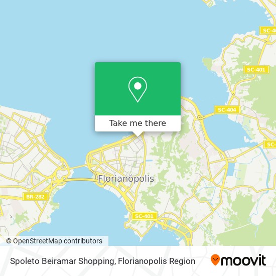 Mapa Spoleto Beiramar Shopping