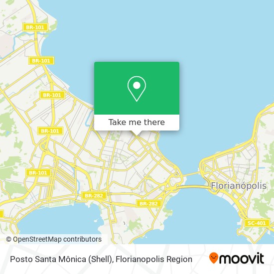 Posto Santa Mônica (Shell) map