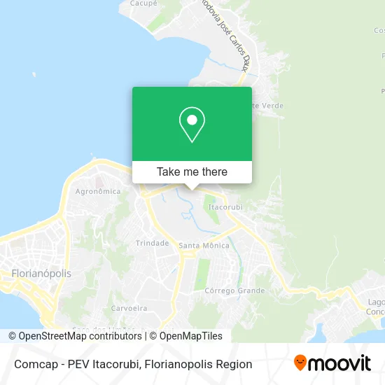 Comcap - PEV Itacorubi map