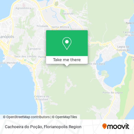 Cachoeira do Poção map