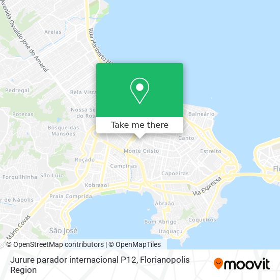Jurure parador internacional P12 map