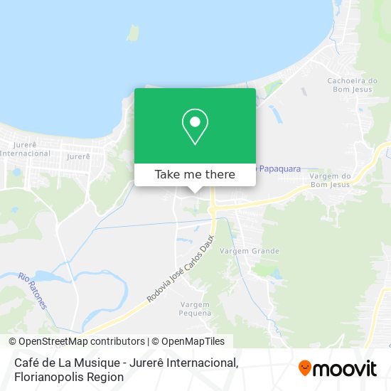 Café de La Musique - Jurerê Internacional map