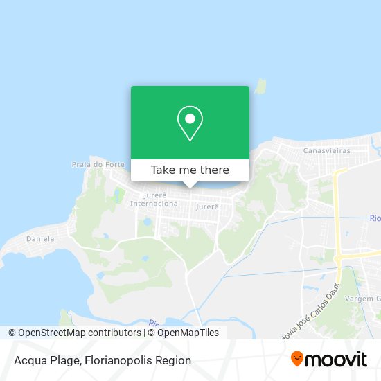 Mapa Acqua Plage
