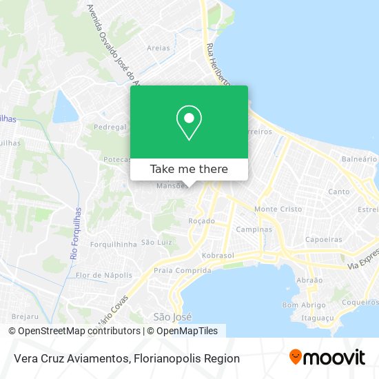 Vera Cruz Aviamentos map