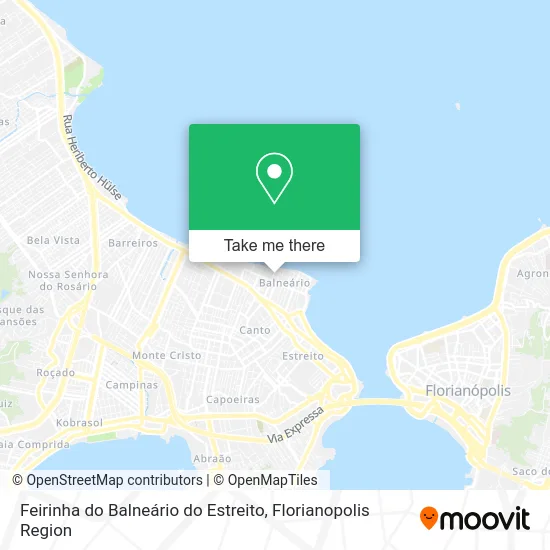 Feirinha do Balneário do Estreito map