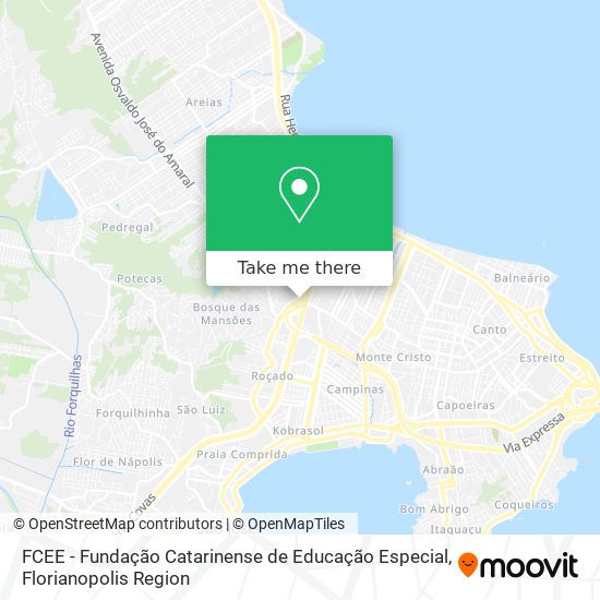 FCEE - Fundação Catarinense de Educação Especial map