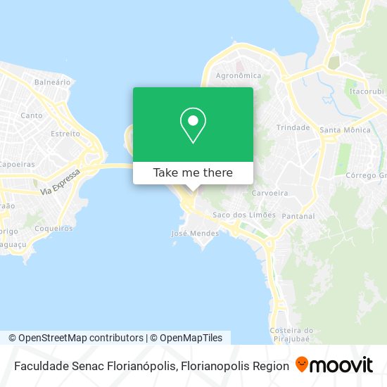 Faculdade Senac Florianópolis map