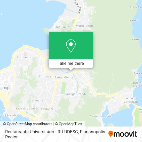Restaurante Universitário - RU UDESC map