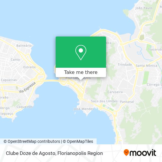 Clube Doze de Agosto map