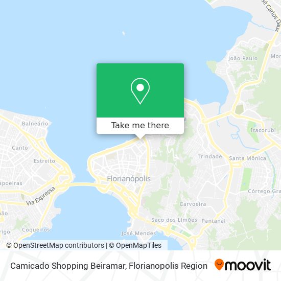 Mapa Camicado Shopping Beiramar