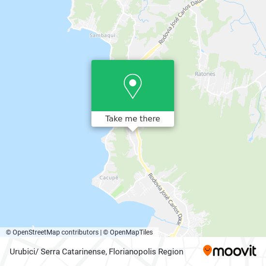 Urubici/ Serra Catarinense map