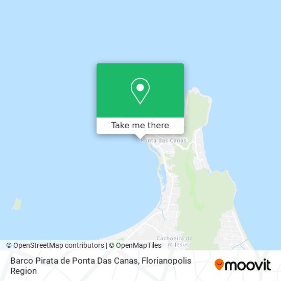 Barco Pirata de Ponta Das Canas map