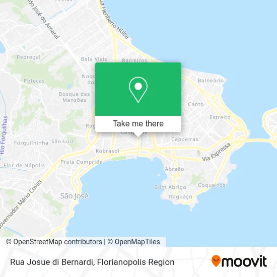 Rua Josue di Bernardi map