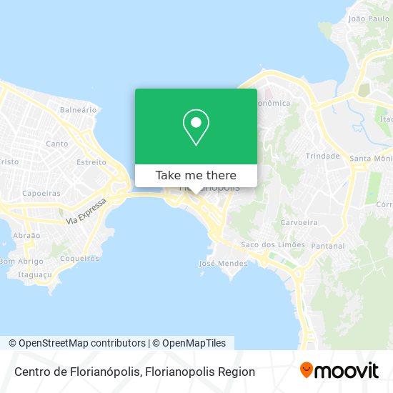 Mapa Centro de Florianópolis
