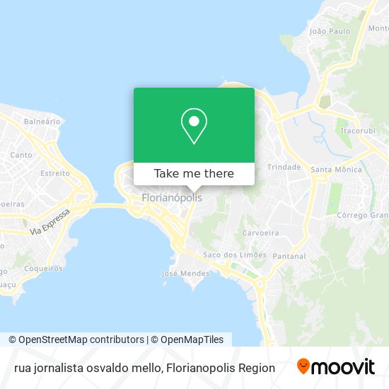 rua jornalista osvaldo mello map