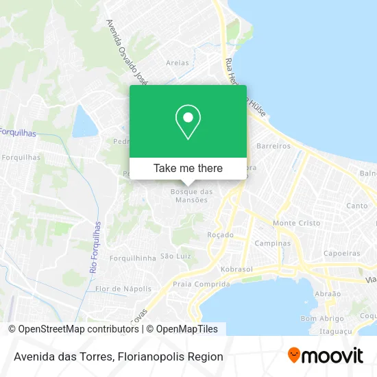 Avenida das Torres map
