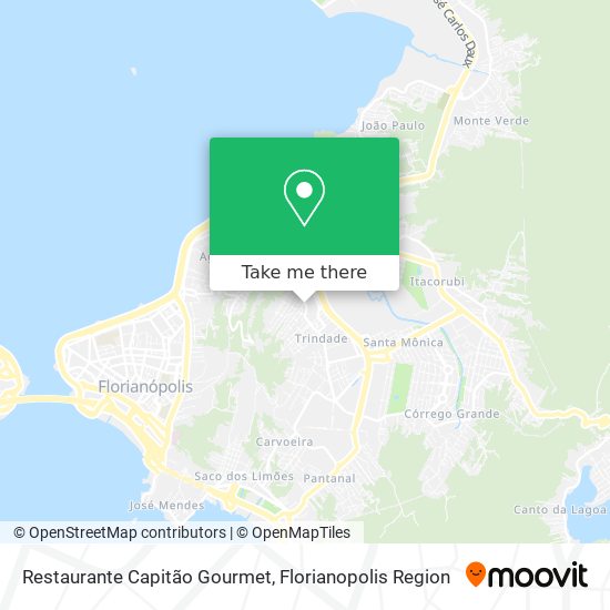 Mapa Restaurante Capitão Gourmet