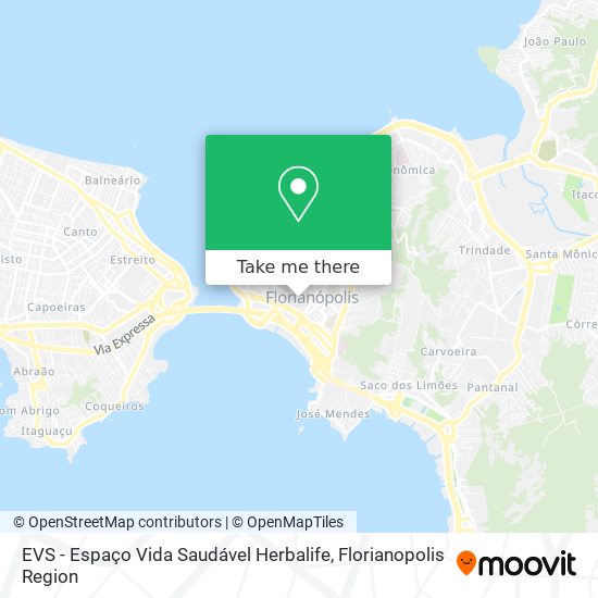 Mapa EVS - Espaço Vida Saudável Herbalife