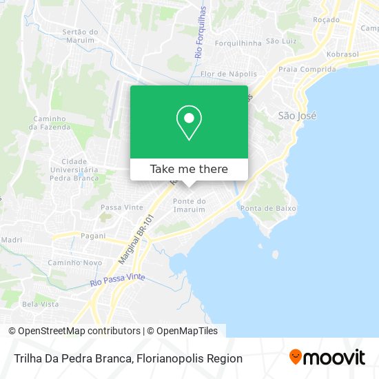 Trilha Da Pedra Branca map